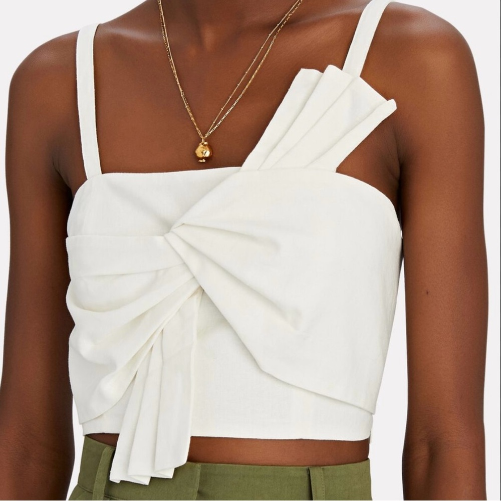 EUC farm rio twist front crop top